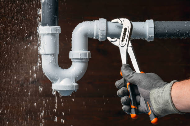 Professional Sewer Line Repair technician working in Summit Station, OH